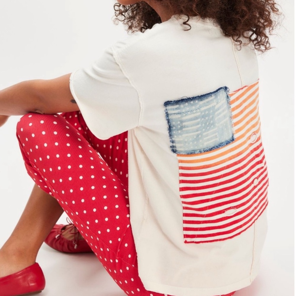 Free People x Tricia Fix Americana Tee